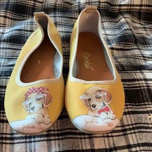 Rockit leather fashion doggy flats